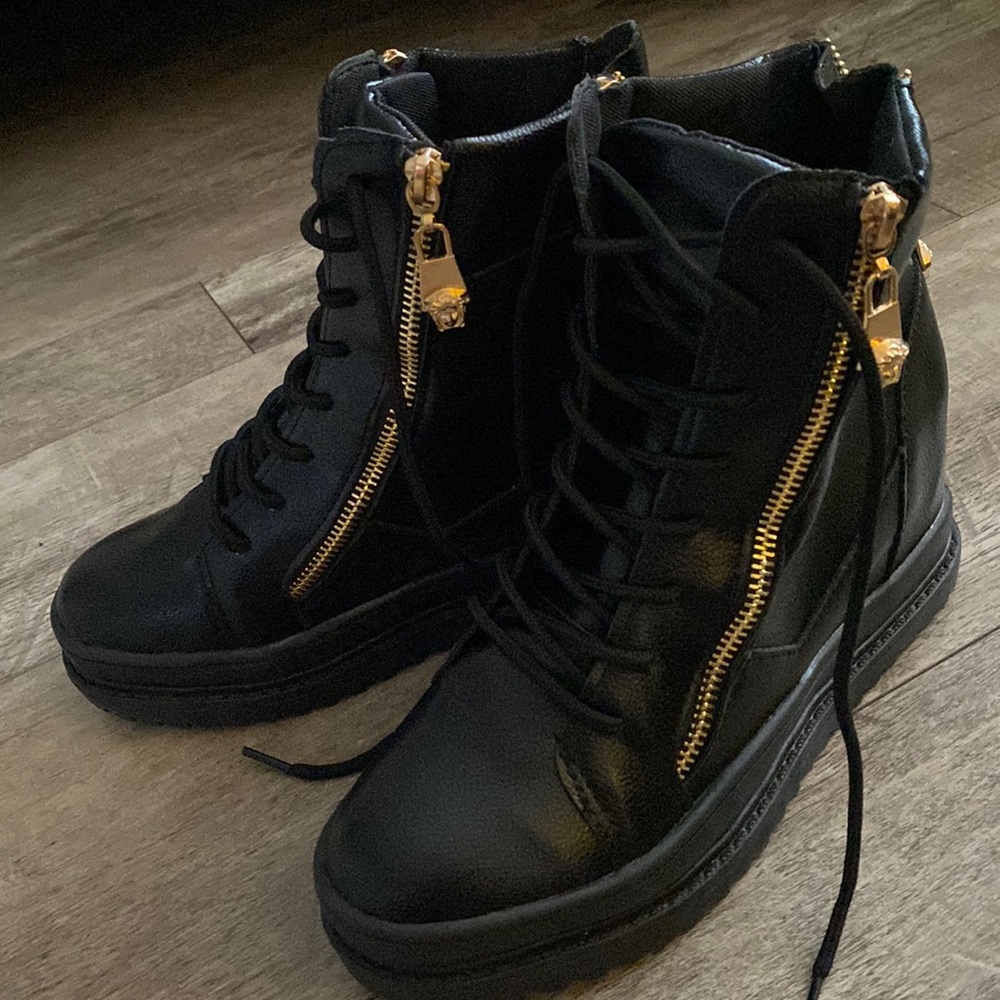 Versace low cut booties